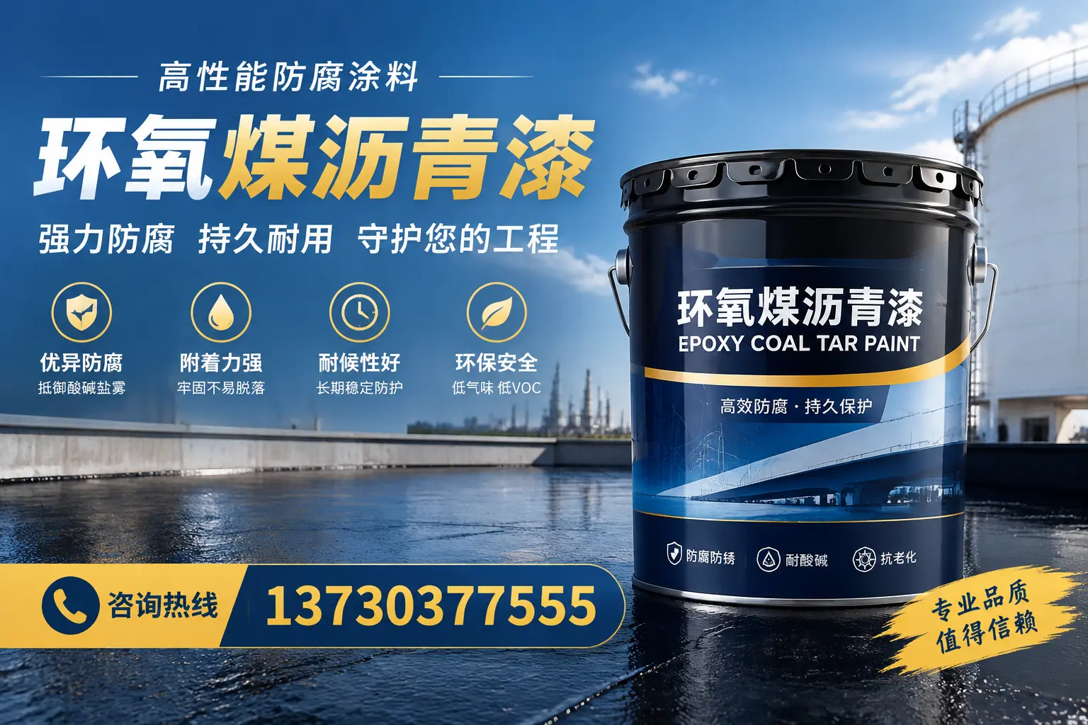 环氧煤沥青漆的耐久性分析,适合寿县的使用场景